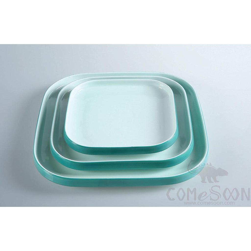 Blue Sleeve Series 12" Barrier Square Plate