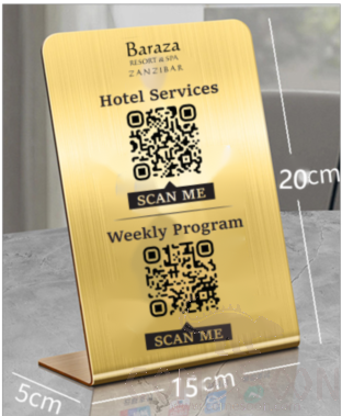Sign, SUS304, L15*W5*H20cm, Uv Printing