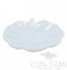 6.5" Special Shaped Plate, Light Blue Green Spray Dots, Mf, 167*165*29mm product image