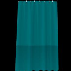 Monochrome Cloth Shower Curtain-Dark Green Polyester Length 180 * Width 180 cm