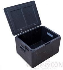 Black Insulated Box, Hinge with Electrophoresis, PP, 18L