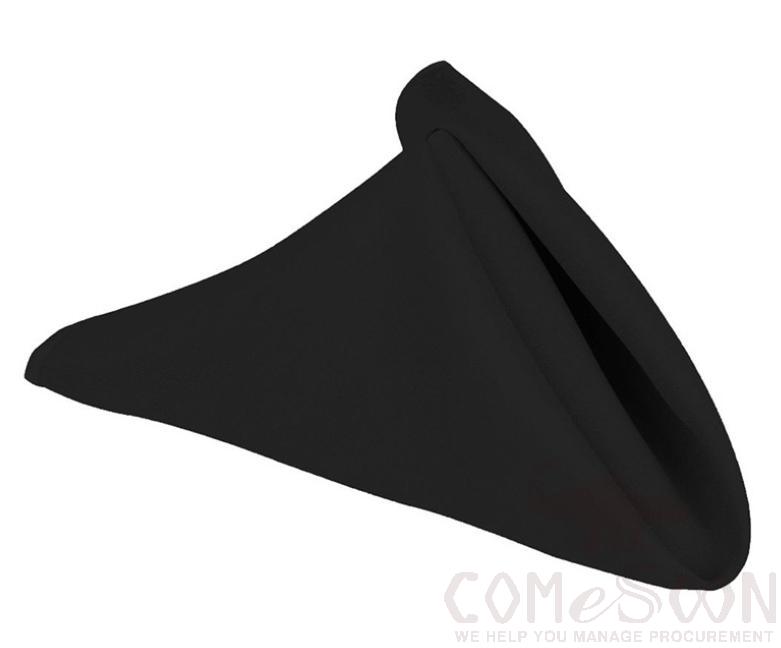 Polyester Napkin-Black 50*50cm