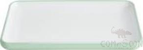 12" Two-Color Square Plate, Light Green White, Mf, 307*181*29mm