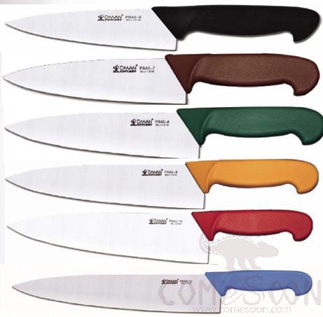 Oman Chef Knife 7 inch, Red