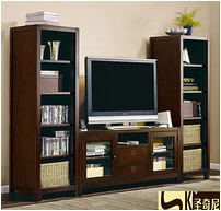 Louis Series Long Tv Cabinet and Column Combination