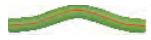 Hot water supply bent pipe, Pn 2. 5 mpa-Green DN 25