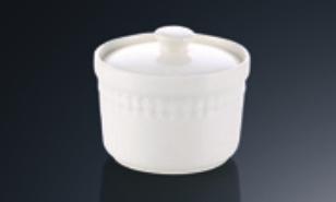 Grid White Tableware Yygrid Series- Soup Pot 4"