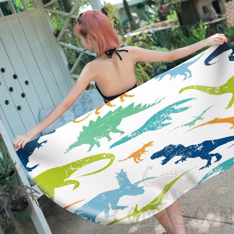 Cartoon Beach Towel, Microfiber, 150*70cm