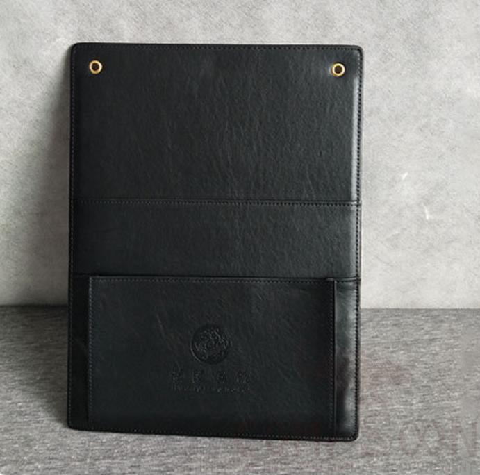 Laundry List Holder, Black Pu Leather, 360*260mm