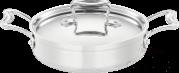 Precision Cast Twin Ear Short Sauce Cooker Pot, 304 Ss, Ø240×h80mm