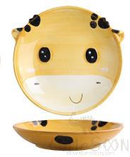 8" Cartoon Plate-Giraffe product image
