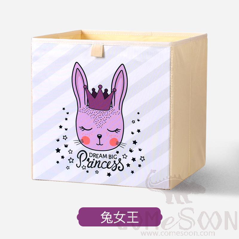 Linen Storage Basket-33*33*33cm, Waterproof Coating Canvas Linen+ Mdf Insert