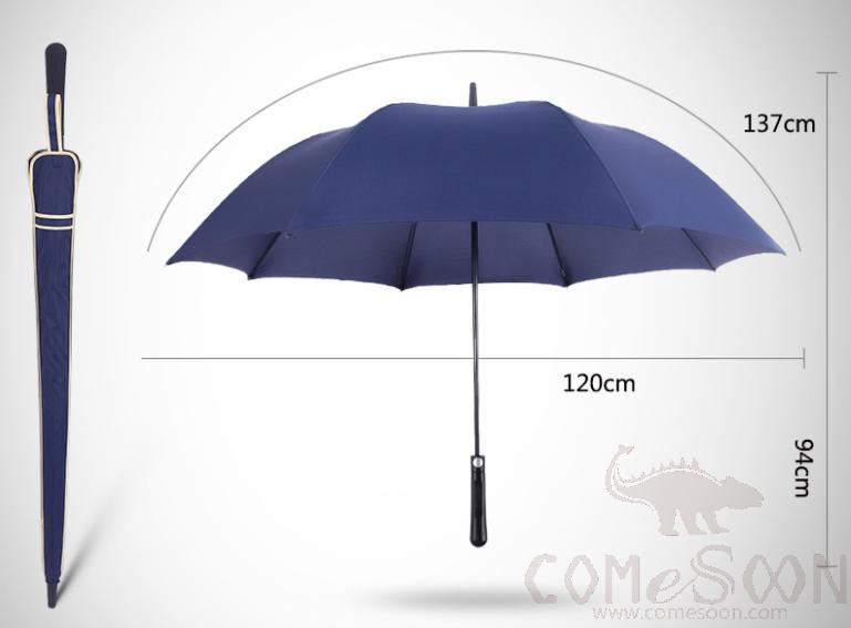 Umbrella, D120cm*8k, Navy Blue