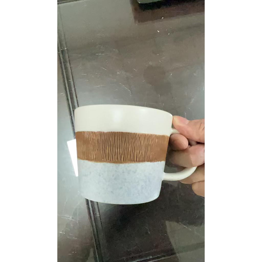350ML Tree Pattern Mug, L12.5*W9.9*H7.9 cm