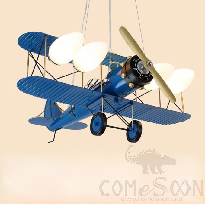 Aircraft Pendant Lamp, Blue, 33w, 75*58*25cm