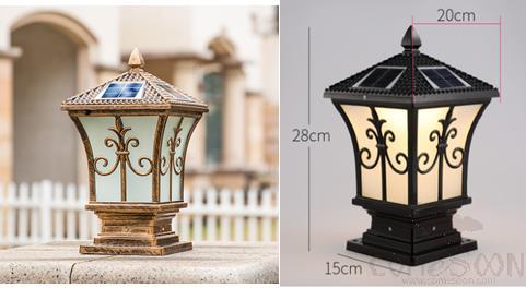 Pillar Lights, L20*W15*H28 cm