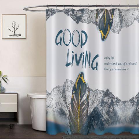 Weaving Printed Curtains
Snow Mountain Feather product image