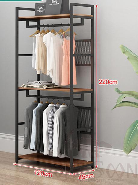 Open Wardrobe, Plate and Steel, W45*L120*220cm