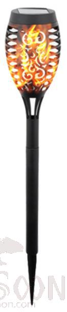 Led Lawn Recessed Solar Light, Φ7.5*H51cm
