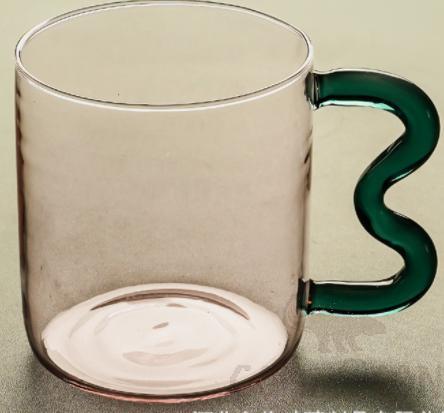 Colorful Glass  Mug 300ML