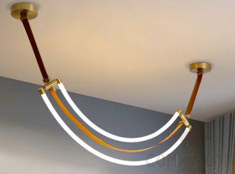 Sagittarius Chandelier, Acrylic+ Leather+ Plating, L1000*H850mm product image