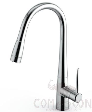 Pull-Out Countertop Kitchen Faucet, Hardware, Chrome Plated, Grade a (American Standard)