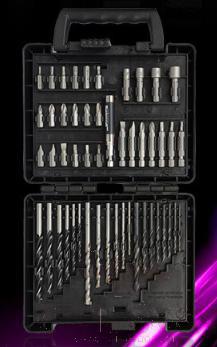 Drill Bit Set 50pieces, L185*W16*H7cm