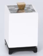 Bath Salt Jar, Mdf+ Base Bamboo, 78*78* 110 mm