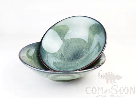 Mist Green 9" Horizontal Flared Bowl product image