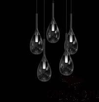 Small Pendant Light, Metal Plating+ Aluminum+ Glass, L480*W435*H400mm