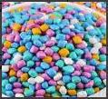 Porcelain-Like Sand, Five-Color Mix, 5*6*6mm