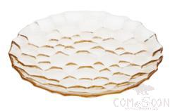 Blinkmax 30cm Water Cube Amber Fruit Plate