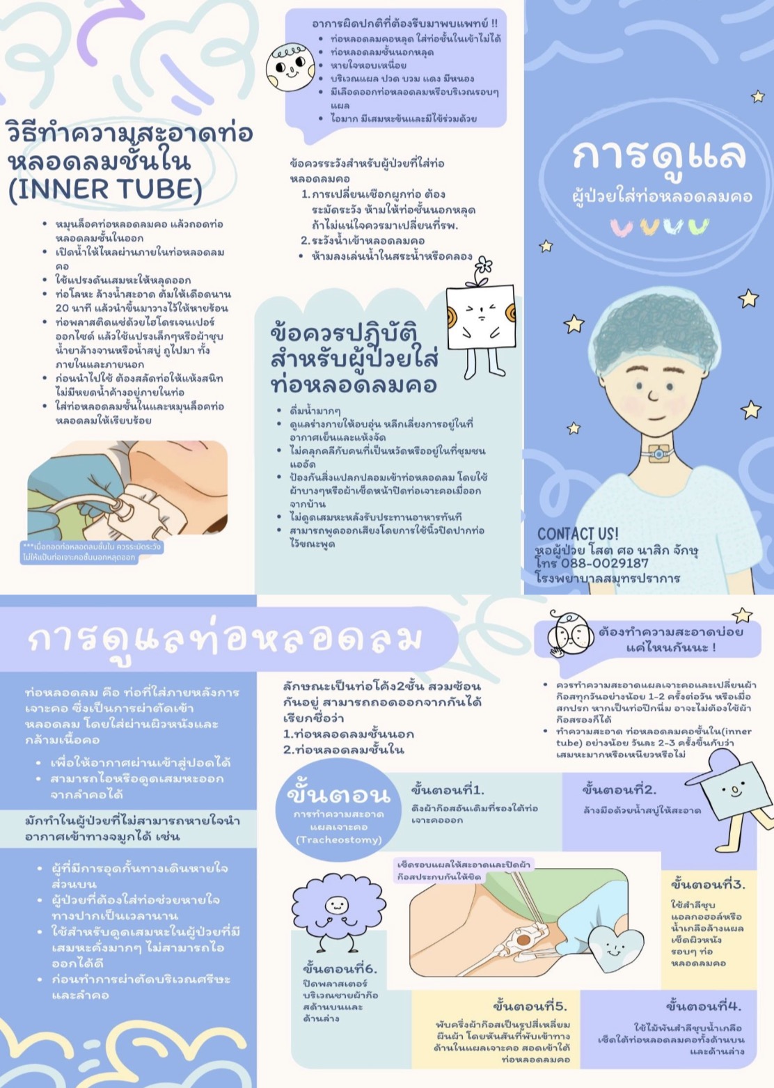 การดูแลผู้ป่วยใส่ท่อหลอดลมคอ