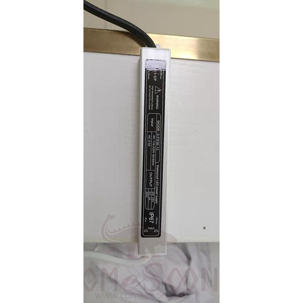 Led Waterproof Power Supply, 241*22*20mm