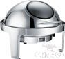 350mm Pan Stainless Steel Round Lidded Dining Chafing Dish (Partially Visible), 6L, 477*468*448mm