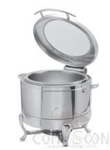 Round Glass Lid Soup Station, 12L