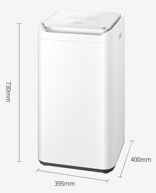 Mini Top Loading Washing Machine, 3KG, 395*400*730mm, 95 Celsius Degree Hot Water