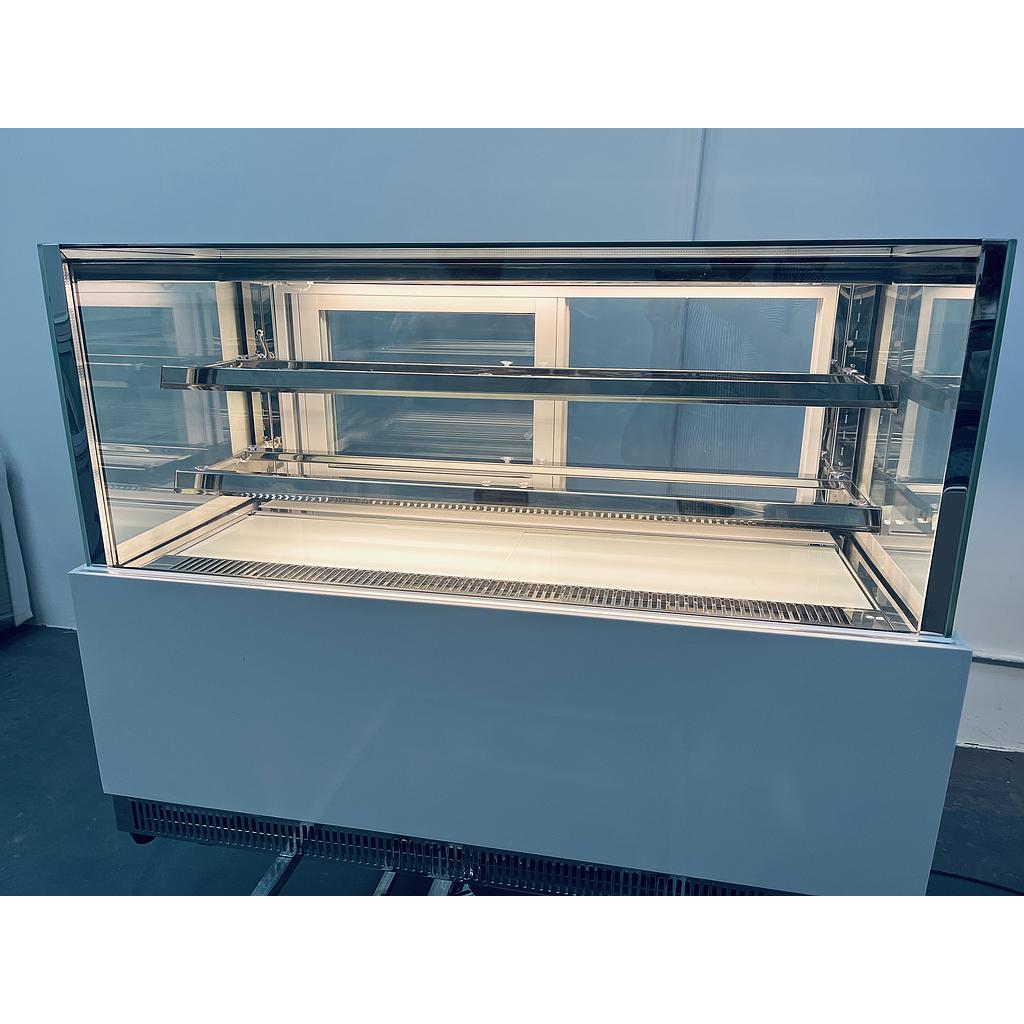 Custom SUS 304 Cake Display Cabinet, 1200*540*930mm, 0~ 10℃