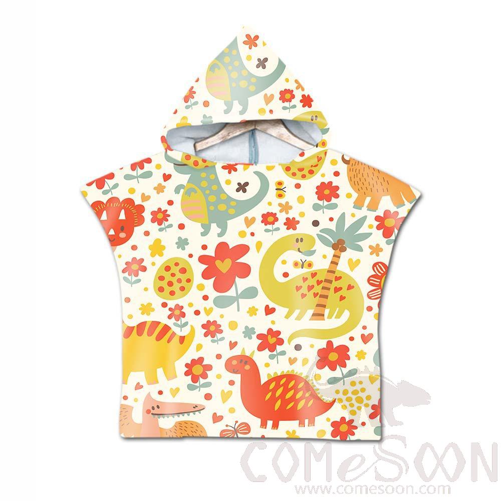 Kid's Cape Beach Towel, Microfiber, 60*80cm