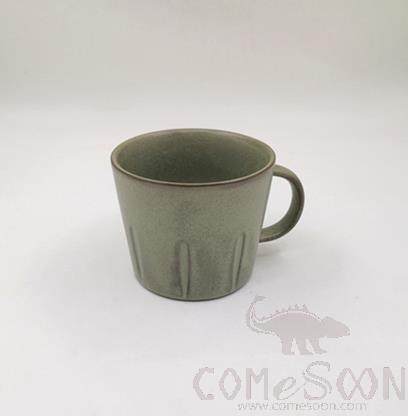 350ML Leaf Pattern Mug, L13*W9.7*H8 cm