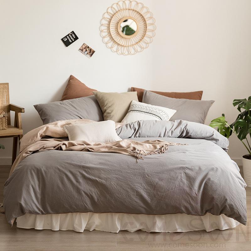 Bed Linens, Cotton, 4 Piece Set(for W150&180 cm Bed)
