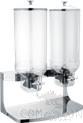 Double-Head Cereal Dispenser, 3.5lx2, 475x270x660mm