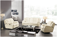 Living Room Leather Sofa
