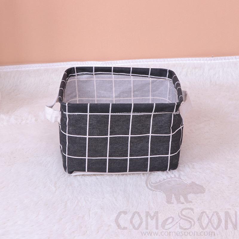 Linen Storage Laundry Basket-L21*W17*H13 cm