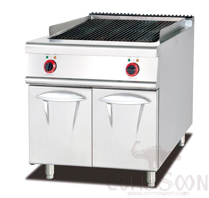 Ae700-Series Hot Sales Electric Lava Rock Grill with Cabinet