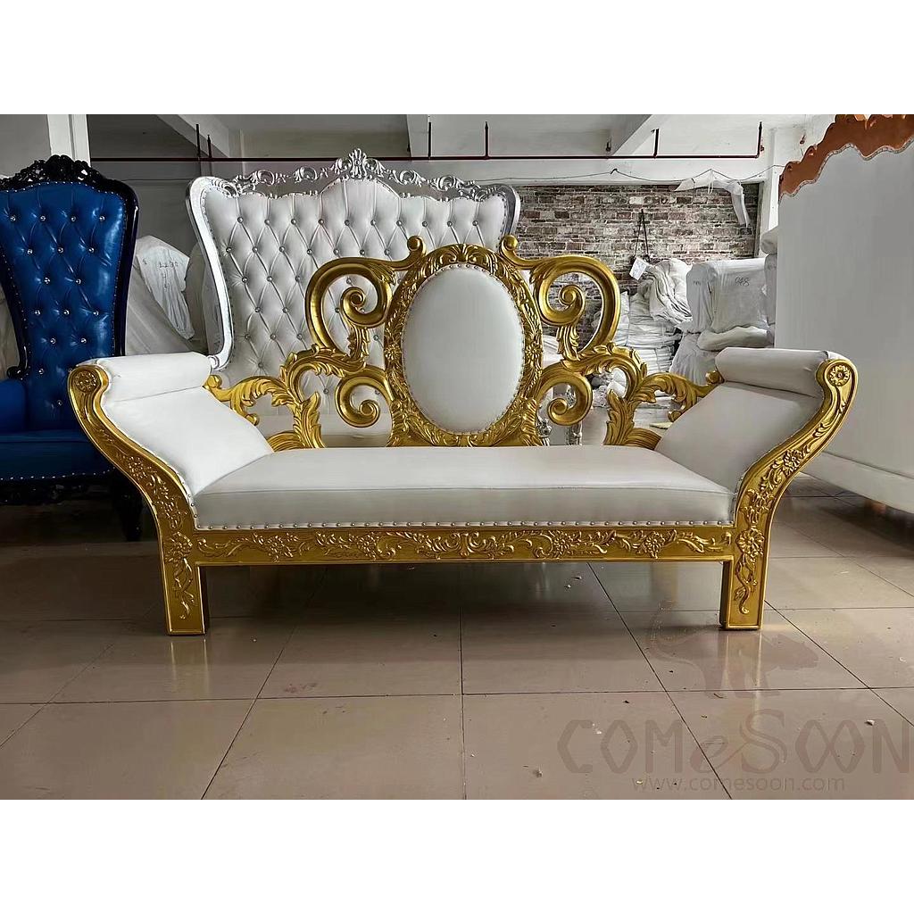 Guest Room Chair & Sofa-Oak Toasted Paint, 145*65*132cm, 105*65*132cm