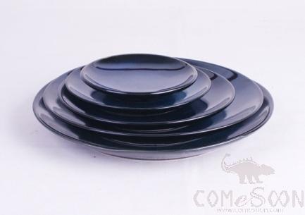 Blue Glaze 7.5" Shallow Plate