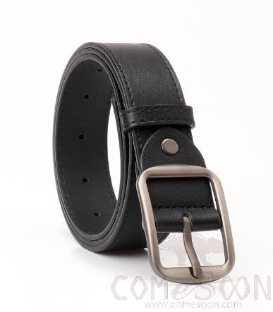 Pu Belt, High Quality Pu+ Alloy Buckle, Black, L103*W3cm