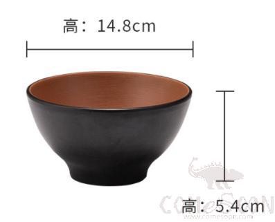Clay Brown Series Brown Series 5.8 inch Wide Round Bowl