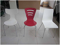 Curved Wood Chair